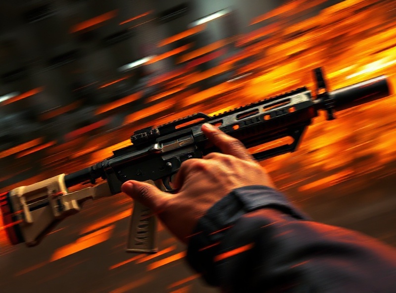 Counter-Strike 2 competitive gameplay on a dark arena map with smoke grenades and tactical lighting